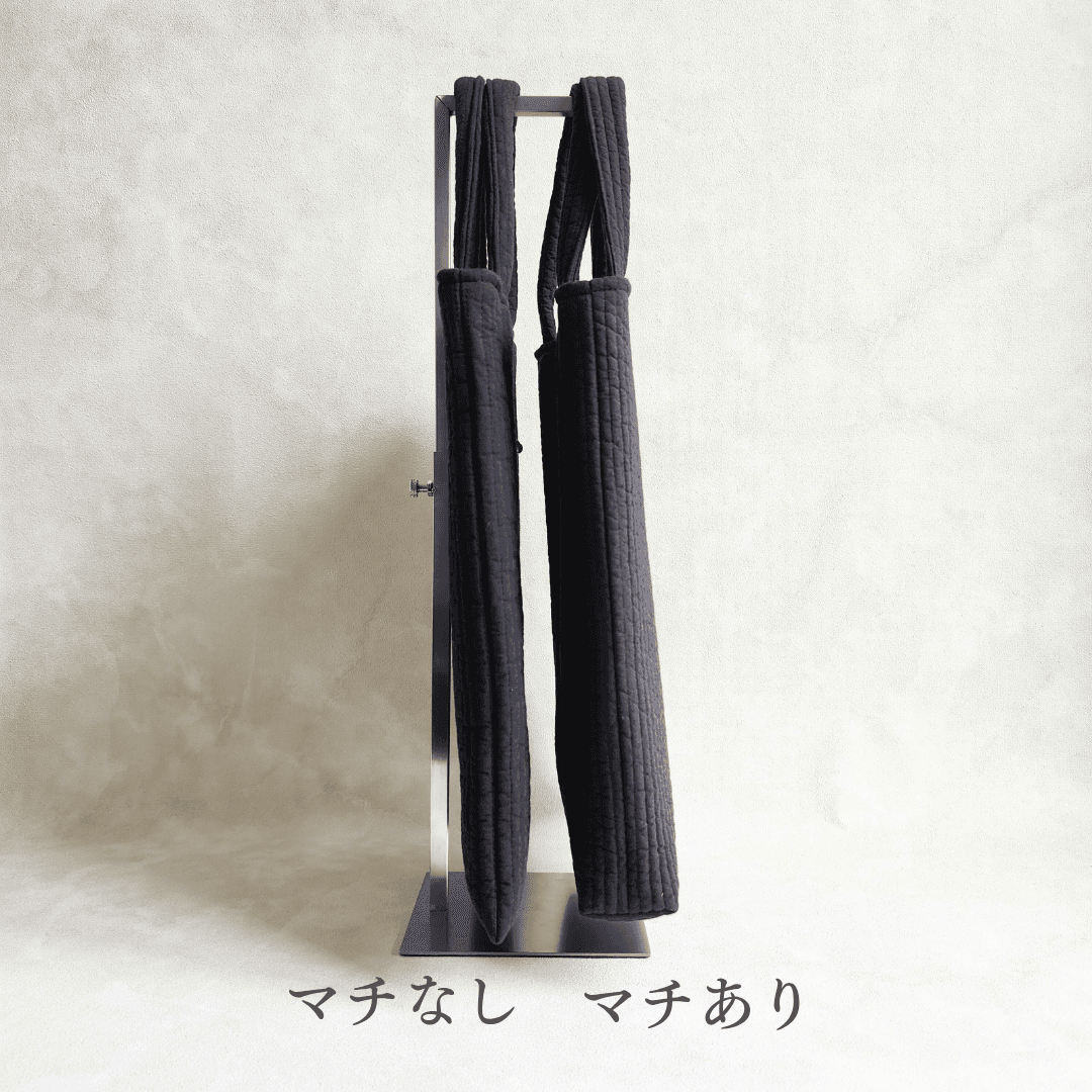 マチありフォーマルヌビバッグ ♡ A4・角2封筒が入る 裏地付き パール ブラック ネイビー サブバッグ イブル 丸洗い | 11枚目