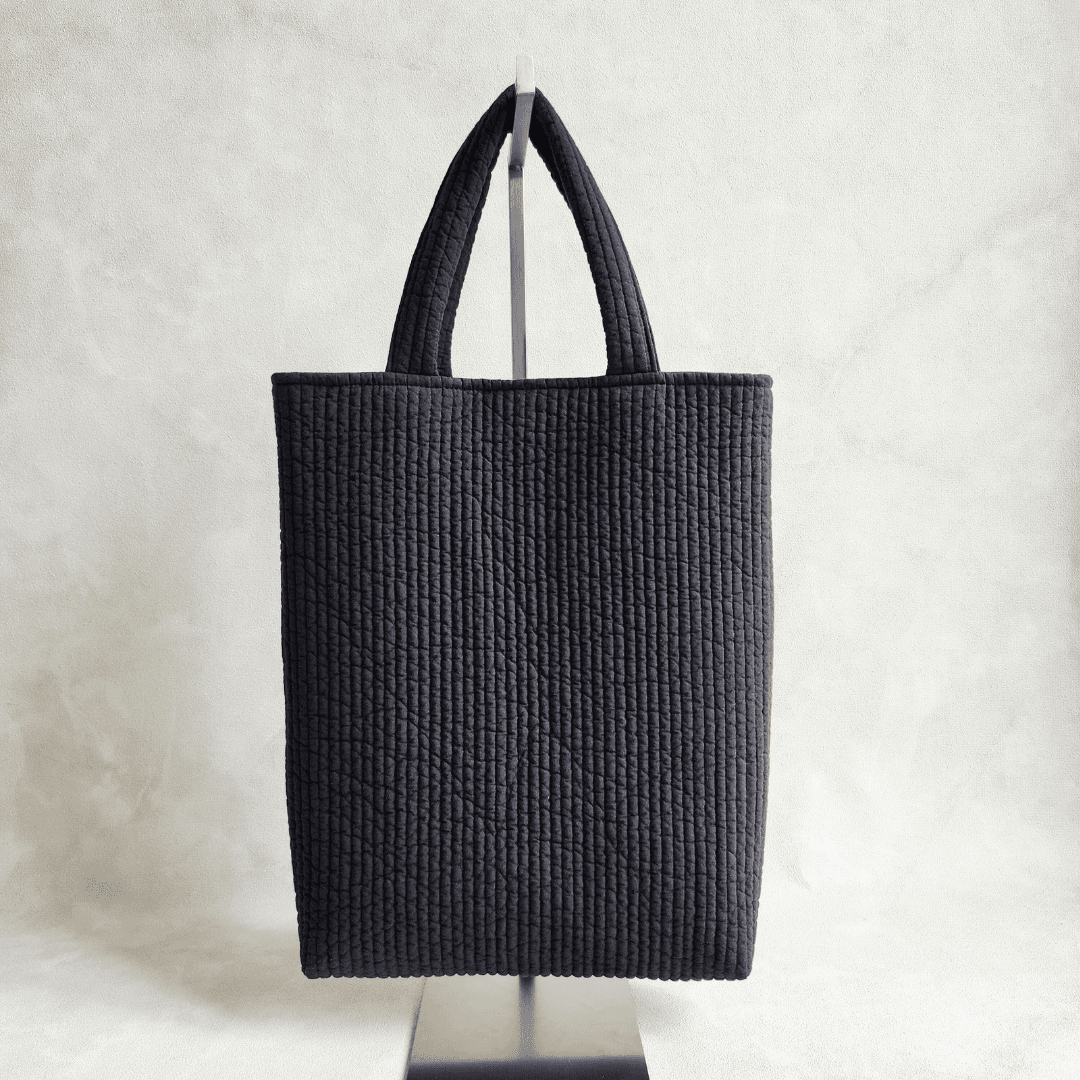 マチありフォーマルヌビバッグ ♡ A4・角2封筒が入る 裏地付き パール ブラック ネイビー サブバッグ イブル 丸洗い | 5枚目