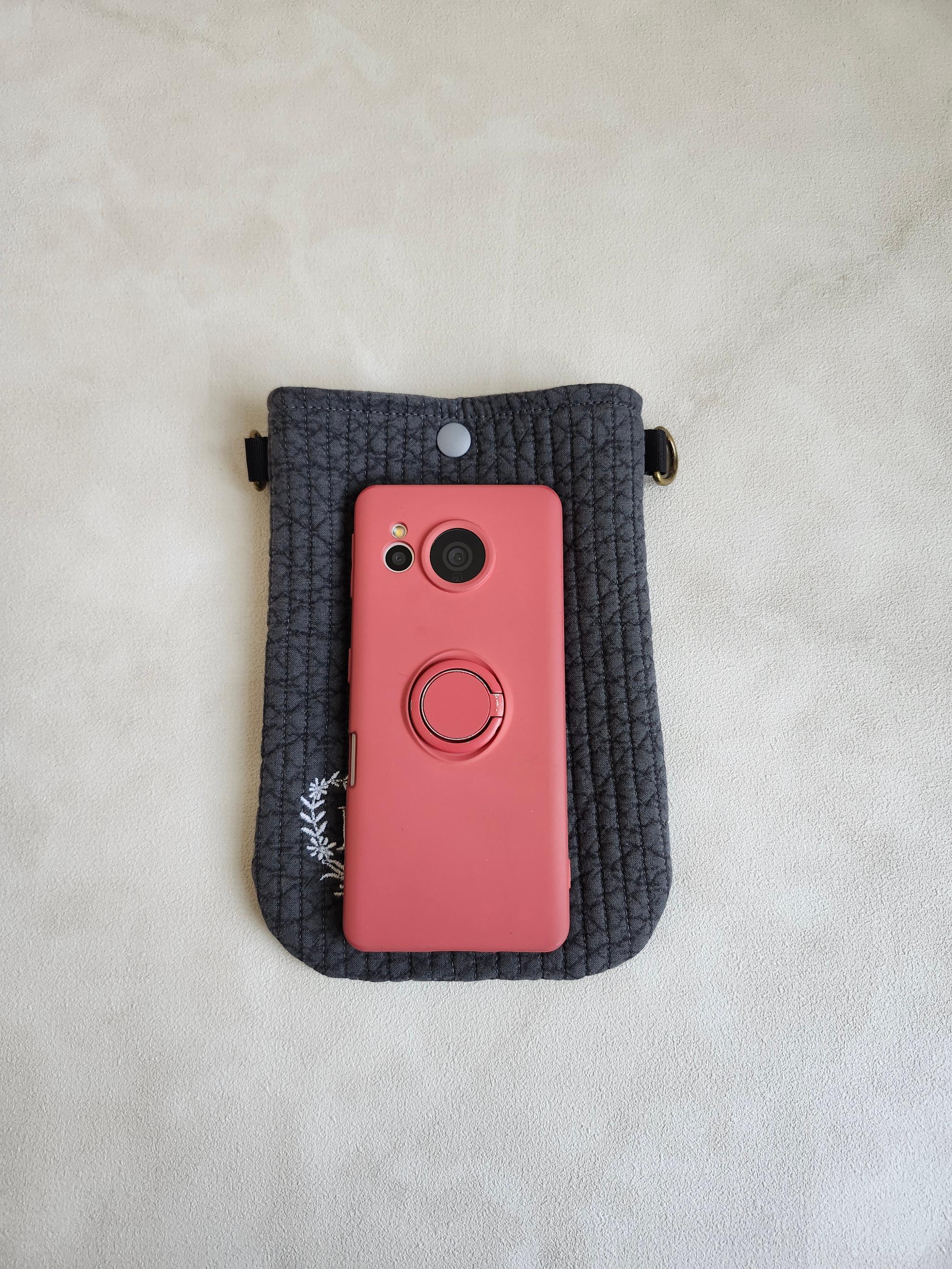 【母の日ギフトセット】イニシャル刺繍入り ヌビのメガネケース＆スマホポーチ ♡ 軽量 マチなし 韓国 丸洗い【送料無料】 | 20枚目
